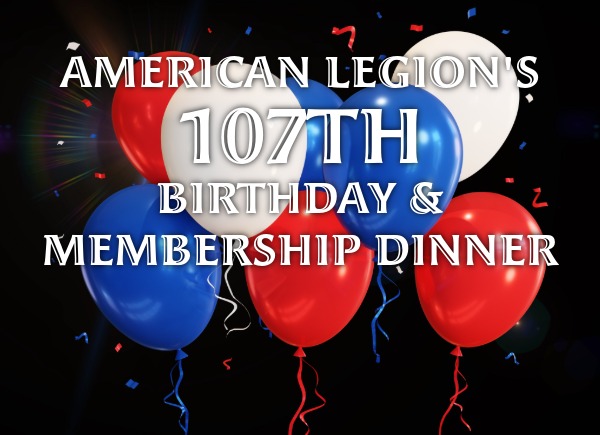 American Legion birthday dinner