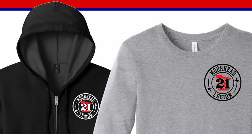 Great clothes to show off the Post 21 logo